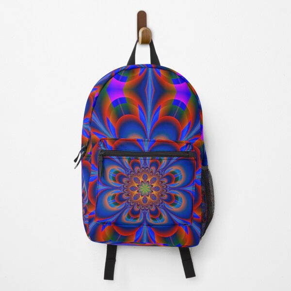 Item preview, Bright Abstract Red And Blue Flower Design designed and sold by FreedomUniverse.