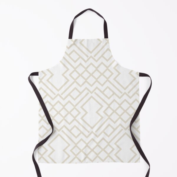 Item preview, Beige and White Geometrical Shape Pattern - Hue Coordinates w/Pantone Baby's Breath 11-0202 2022 Trending Color designed and sold by ColorOfTheYears.