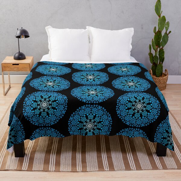 Item preview, Blue Gradient Snowflake Mandala designed and sold by ChelleCreate.