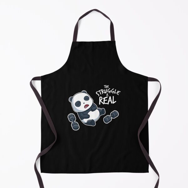 Item preview, The Struggle Is Real Gym Workout Panda Funny Gift designed and sold by telegaevel.