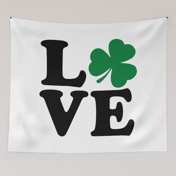 Item preview, St Patrick's Day LOVE Shamrock Irish designed and sold by livianasgifts.