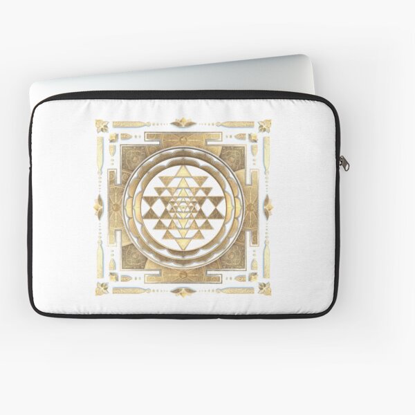 Vista previa del artículo con la obra «GOLDEN SRI YANTRA (fondo blanco)», diseñado y vendido por DigitalZealot.