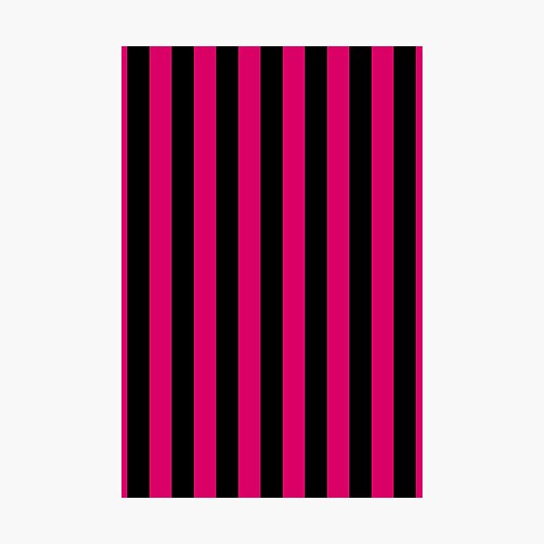 Medium Light Hot Pink and Dark Hot Pink Stripes