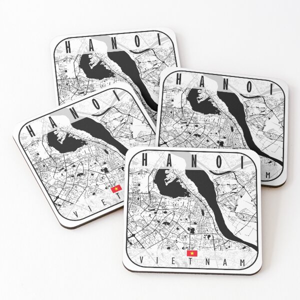 Item preview, HANOI MAP VIETNAM designed and sold by hatimelhag.