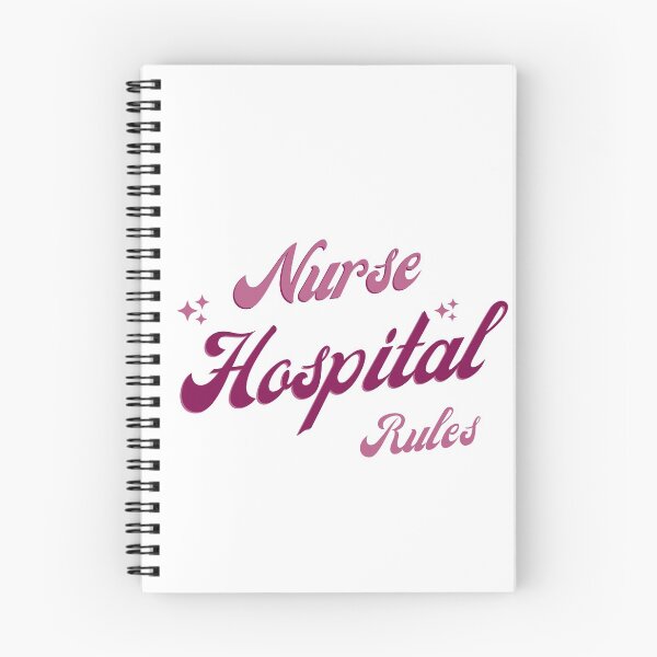 Item preview, Nurse Hospital Rules Sticker designed and sold by Duxt.