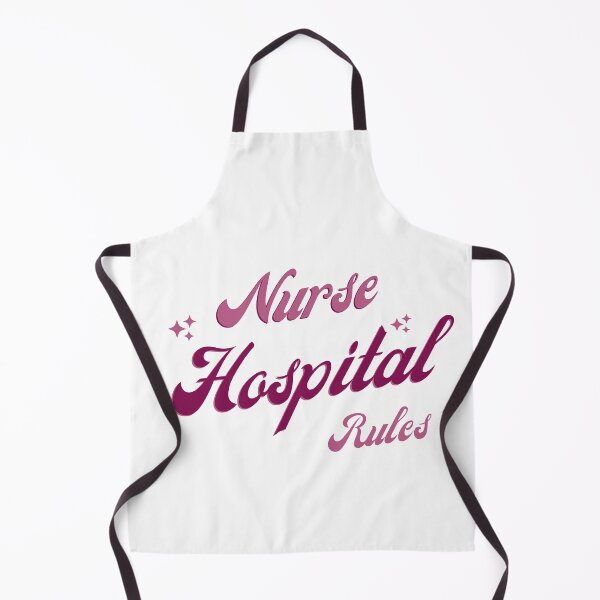 Item preview, Nurse Hospital Rules Sticker designed and sold by Duxt.