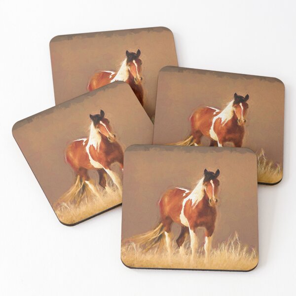 Item preview, Paint Filly Wild Mustang Sepia Sky designed and sold by RichFrancoCars.