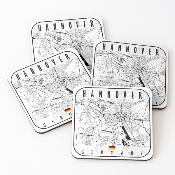 Item preview, HANNOVER MAP GERMANY designed and sold by hatimelhag.