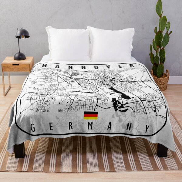 Item preview, HANNOVER MAP GERMANY designed and sold by hatimelhag.