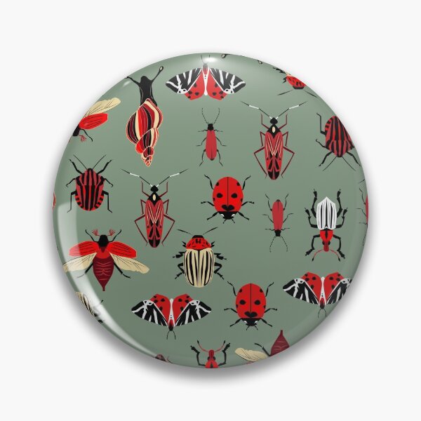 Item preview, red bugs designed and sold by kobyakov.