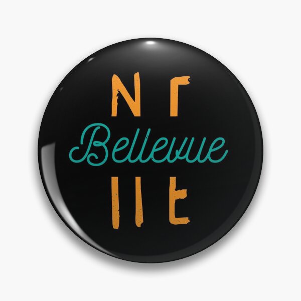 Item preview, Bellevue Nebraska City Typography designed and sold by Creatively Torn.
