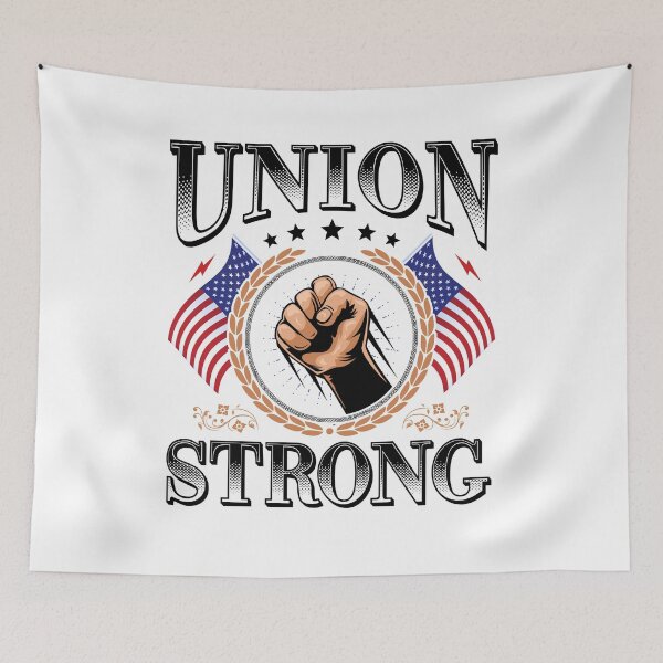 Item preview, Union Strong American Flag Labor Day designed and sold by Best Designer.