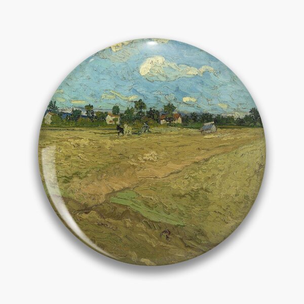 Item preview, Ploughed Fields ('The Furrows') by Vincent van Gogh (1888) designed and sold by allhistory.