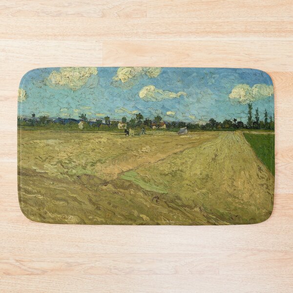 Item preview, Ploughed Fields ('The Furrows') by Vincent van Gogh (1888) designed and sold by allhistory.