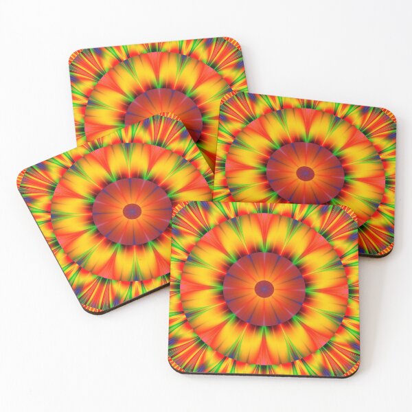 Item preview, Bright Abstract Red And Yellow Flower Design designed and sold by FreedomUniverse.