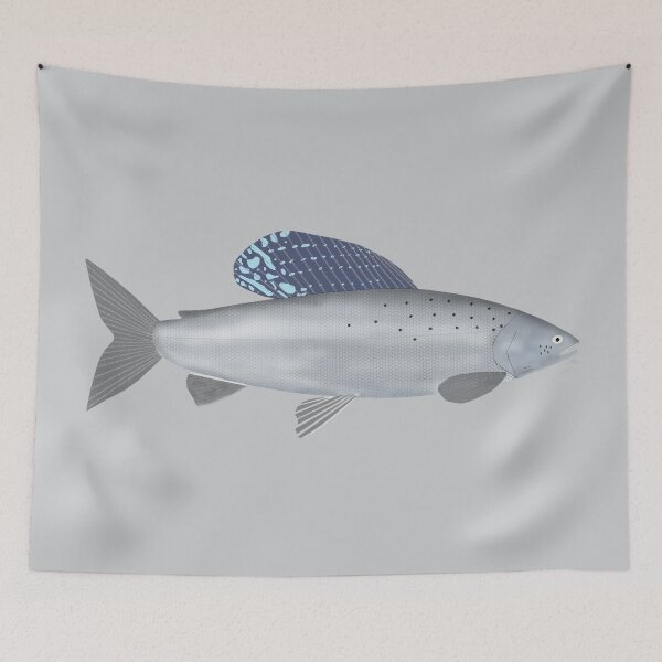 Item preview, Arctic Grayling designed and sold by fishfolkart.