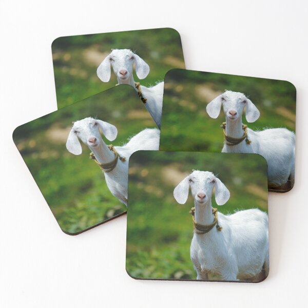 Item preview, Animal Goat Grass Sunny Field designed and sold by KnitNknot.