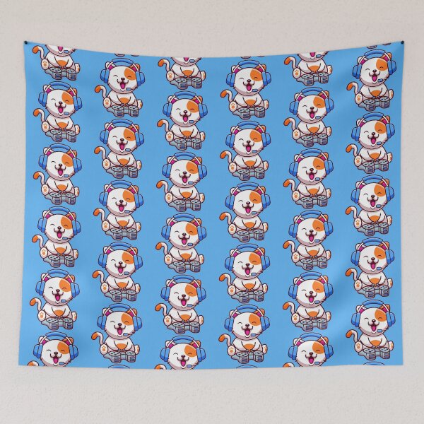 Item preview, Kitty Cat Gamer designed and sold by machmigo.