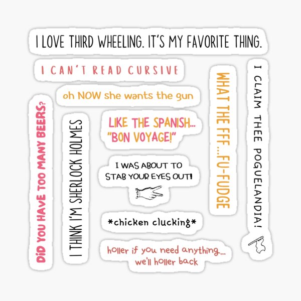 JJ Quotes Season 2 Sticker Pack Sticker