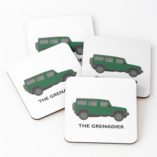 Item preview, The Grenadier off-road vehicle (green / lettering) designed and sold by NautilusMare.