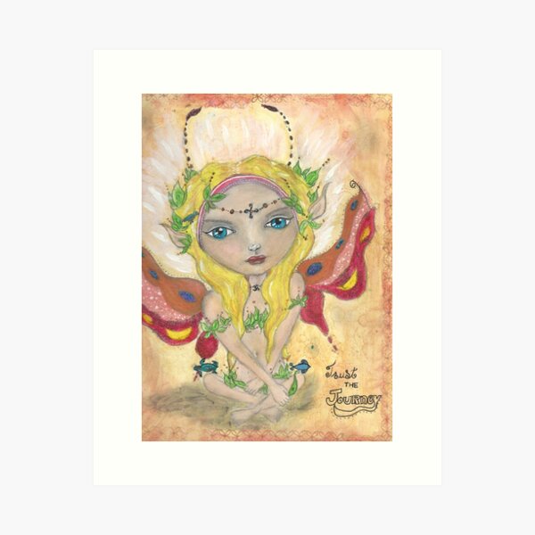 Angel Girl Art Print