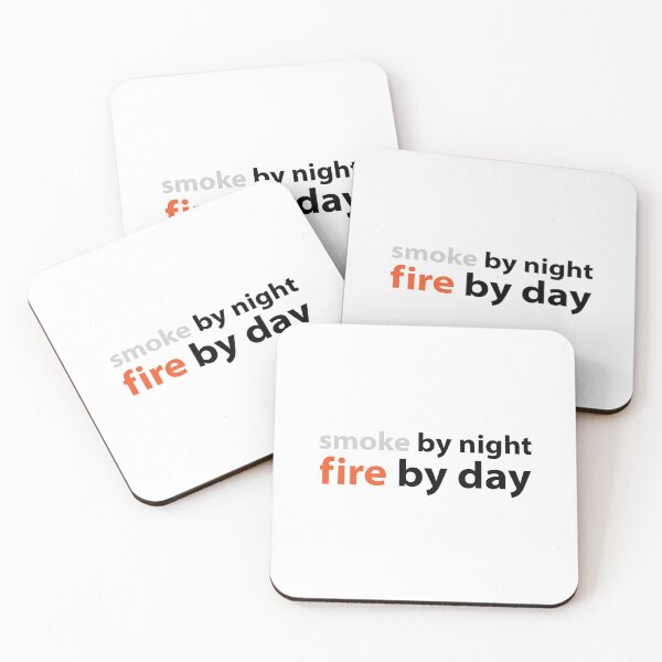 Item preview, Smoke by night fire by day quote from Hand Book For Mankind Text base design 2 designed and sold by Babadollcraft.
