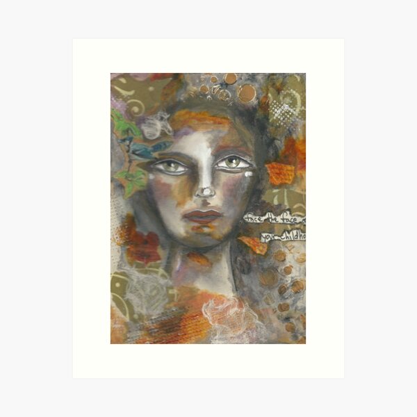 Childhood Anguish Art Print