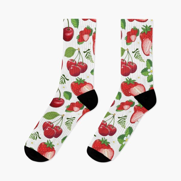 Item preview, Funny Strawberry Hand Drawn Pattern designed and sold by PROMEN Creativity.