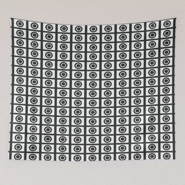 Item preview, Minimalist Black and White Camera Pattern designed and sold by princesnoozy.