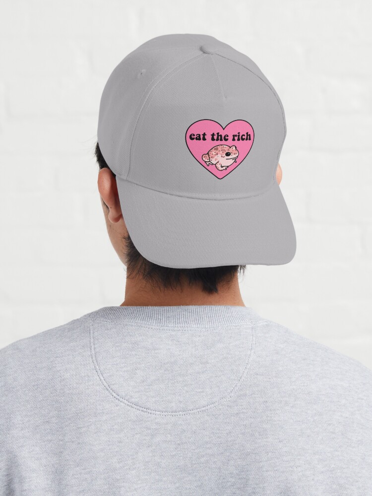 Alternate view of Eat The Rich Frog Cap