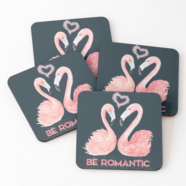 Item preview, Be Romantic Flamingo Couple love designed and sold by SweetbeStore.