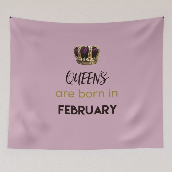 Item preview, Queens are born in February designed and sold by Ayurveda Fun Store.