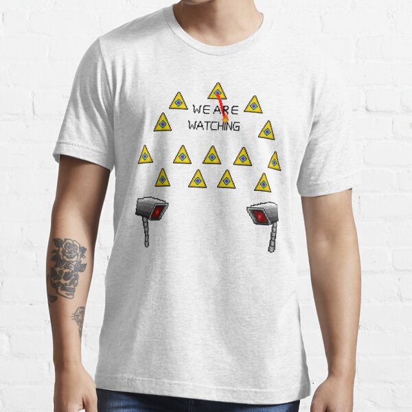 Vista previa del artículo con la obra «Illuminati We Are Watching», diseñado y vendido por DarkPixelArt.