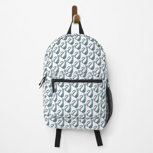 Item preview, Cat Silhouette | Grey | Blue designed and sold by princesnoozy.
