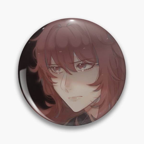 Item preview, Impacto Genshin - Pin Diluc designed and sold by nyanea.