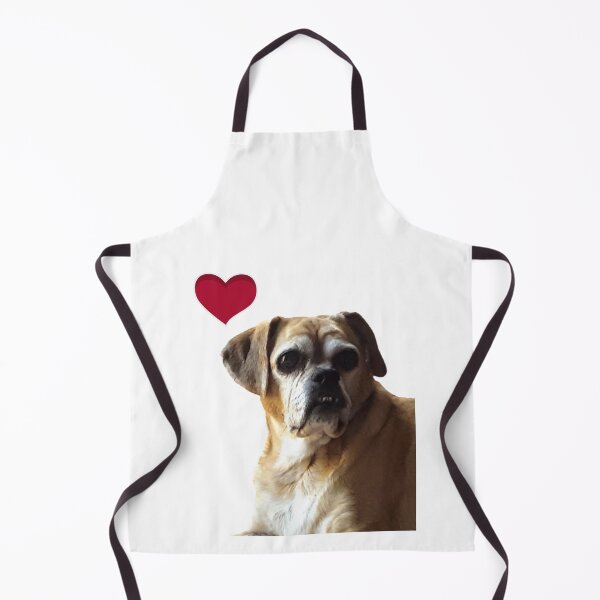 Item preview, Loveable old puggle with heart designed and sold by utopianpioneer.