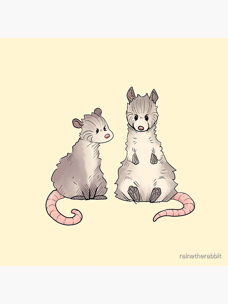 Thumbnail 4 of 4, Clock, Possums designed and sold by rainetherabbit.