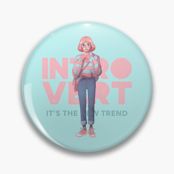 Item preview, Introvert It's the In Trend - Anime style - Kawaii designed and sold by PlebFashun.