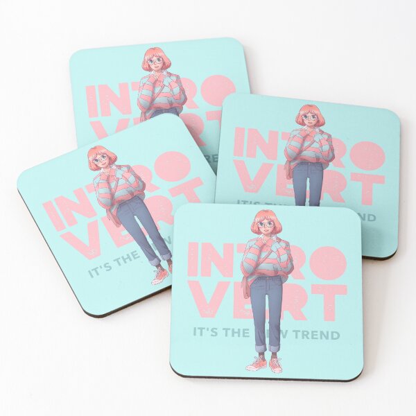 Item preview, Introvert It's the In Trend - Anime style - Kawaii designed and sold by PlebFashun.