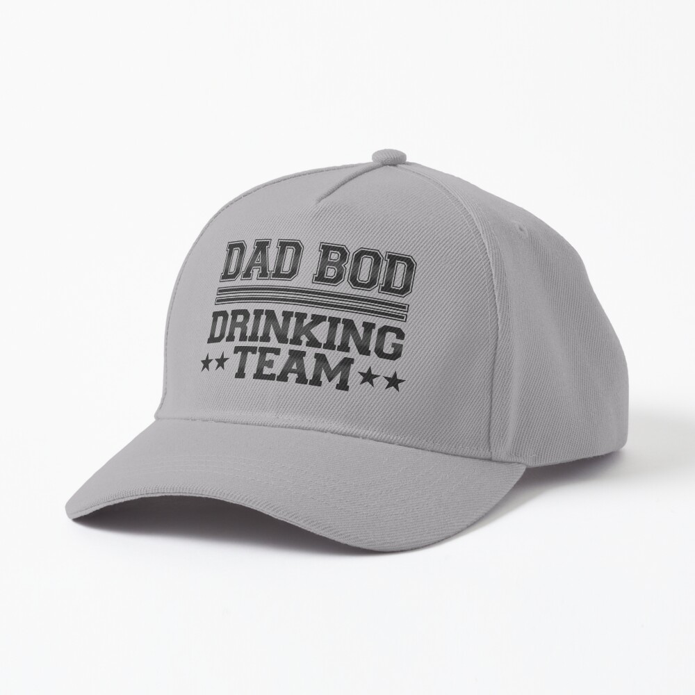 dad bod drinking team fitted hat