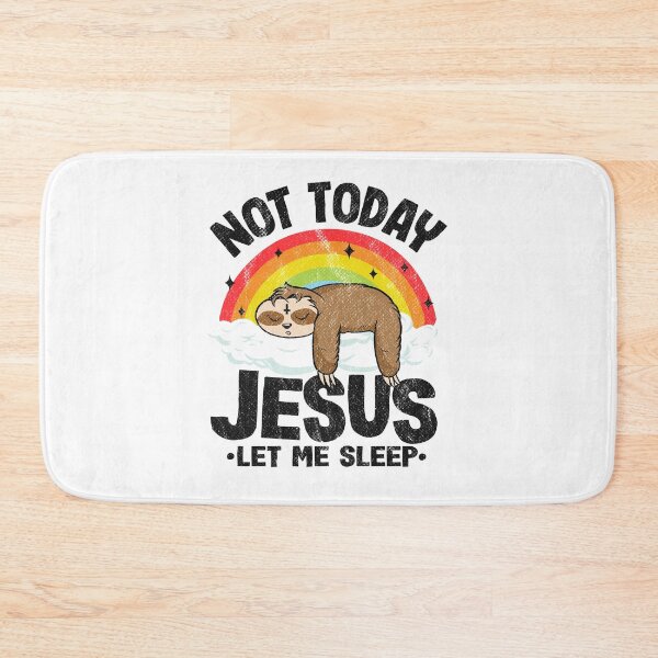 Item preview, Not Today Jesus Let Me Sleep Funny Death Metal designed and sold by Stronzi.
