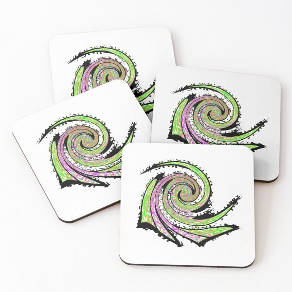 Item preview, Green abstract spiral designed and sold by WilliamPyr.