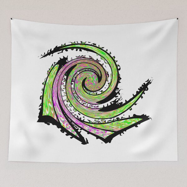 Item preview, Green abstract spiral designed and sold by WilliamPyr.