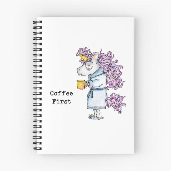 Item preview, Coffee First (Unicorn) designed and sold by Anna Fok.