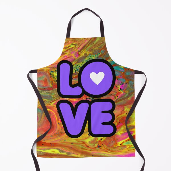 Item preview, LOVE Hippy Style Bright Color Graphic Design designed and sold by EarthArtDesigns.