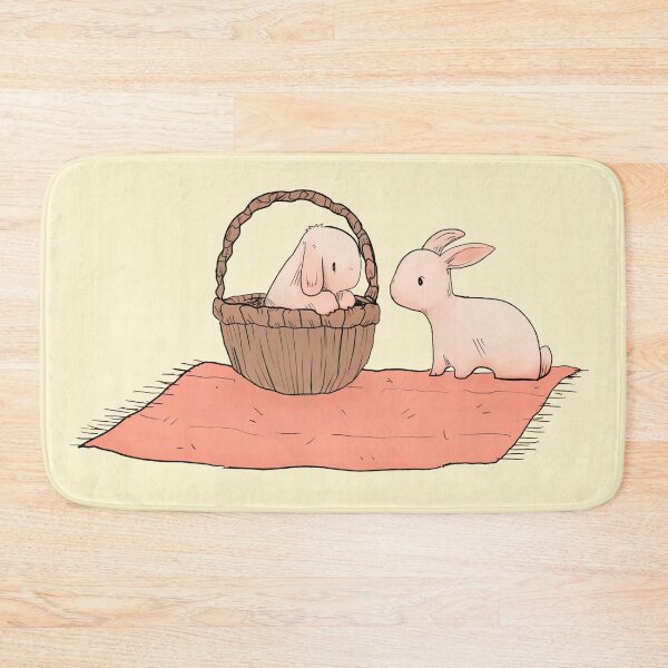 Item preview, bunny basket designed and sold by rainetherabbit.