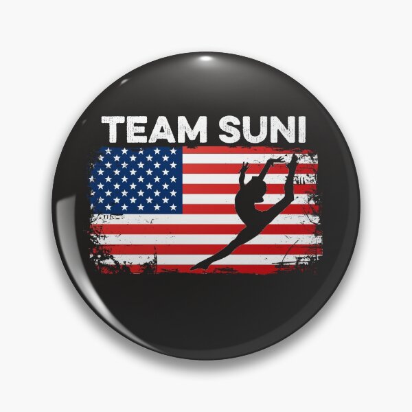 Item preview, Team Suni Gymnastics Sunisa Lee Gymnast USA Flag America designed and sold by gkao.