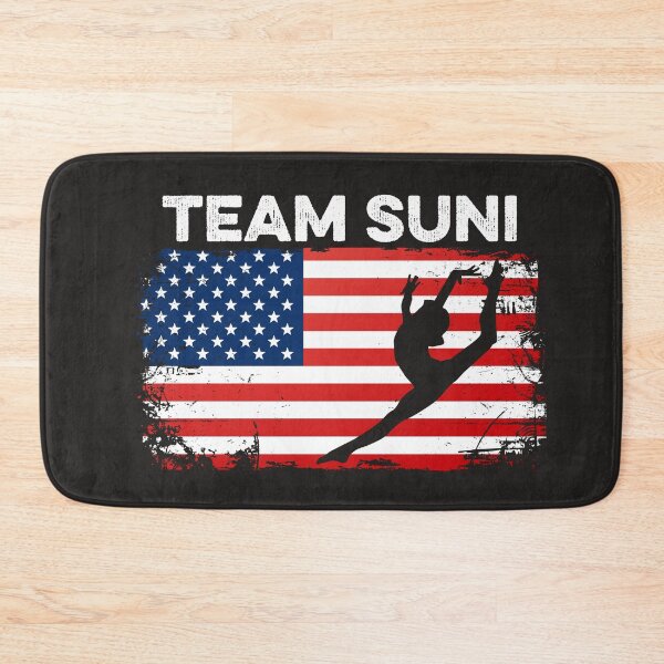 Item preview, Team Suni Gymnastics Sunisa Lee Gymnast USA Flag America designed and sold by gkao.