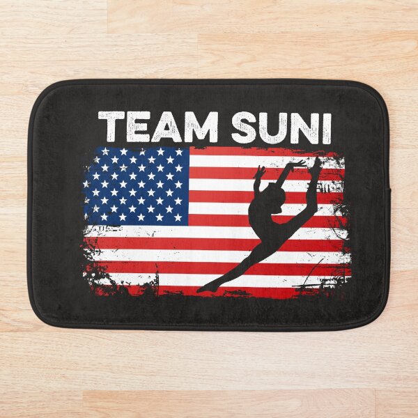 Artikelvorschau, Team Suni Gymnastics Sunisa Lee Turnerin USA Flagge Amerika entworfen und verkauft von gkao.