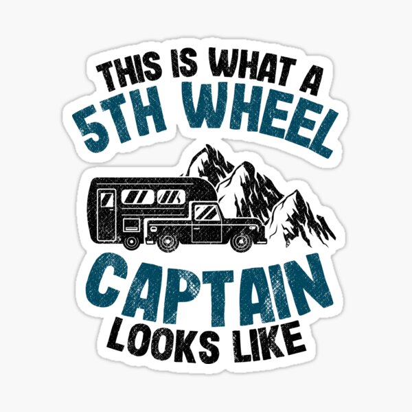 It's How We Roll 5th Wheel Camper RV Vinyl Decal Camping Sticker Camp Campout 